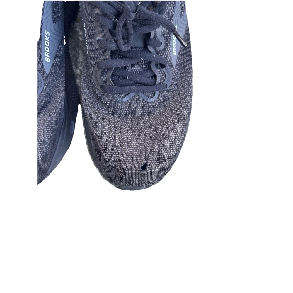 Brooks Ghost Max Men 9 Shoes Running 1104061D020 Black Gray Sneaker Gym Athletic - Picture 3 of 11
